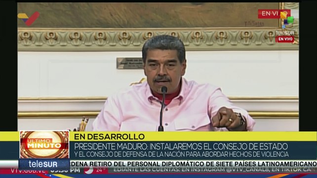 Pdte. Nicolás Maduro: El pueblo venezolano rechaza las guarimbas