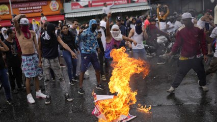 Las protestas en Venezuela tras la reelección de Maduro