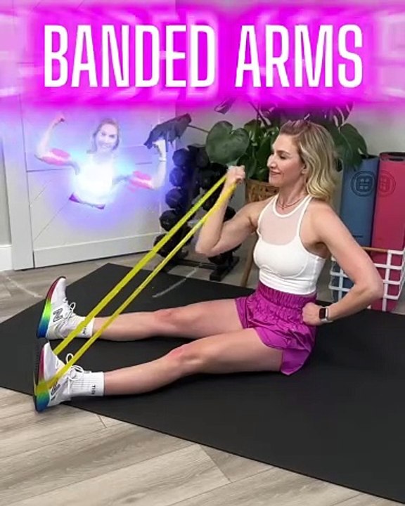 My MOST Requested Workout- BANDED ARMS   SHOULDERS TRICEPS & BICEPS with a BAND  Pick 3 exercises & mo... my weekly workout plan  Type “PLAY”   for my plan and a  week to STARTType “HOPE” for band info & discount   To Teach (5)