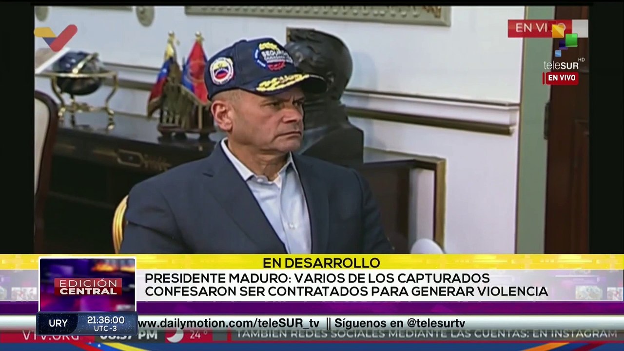Pdte. Maduro: EE.UU. está detrás de los planes de intentos de golpe de Estado