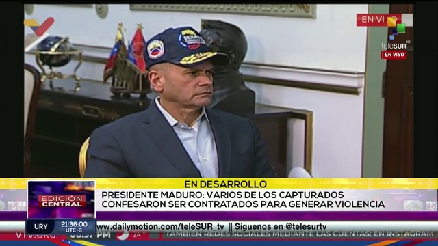Pdte. Maduro: EE.UU. está detrás de los planes de intentos de golpe de Estado