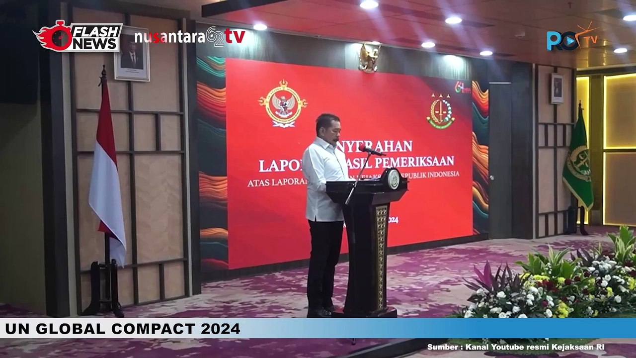 Penyerahan LHP BPK atas Laporan Keuangan Kejaksaan RI 2023 oleh Jaksa Agung