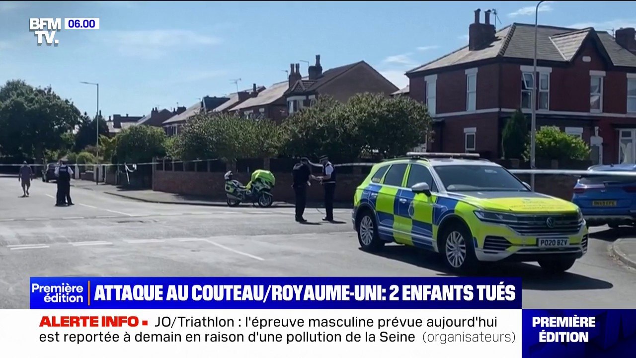 Royaume-Uni: deux enfants tués et onze personnes blessées dans une attaque au couteau à Southport