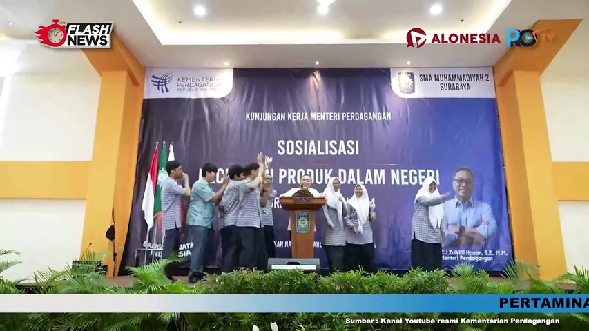 Mendag Zulkifli Hasan Sosialisasi Kebijakan Bangga Buatan Indonesia (BBI) di Surabaya