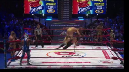 El Audaz, Hombre Bala Jr., Pegasso vs Dark Magic, El Coyote, Sagrado