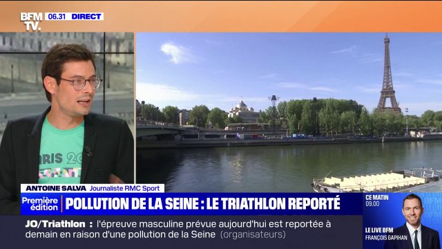 JO 2024: le triathlon masculin reporté à cause de la pollution de la Seine
