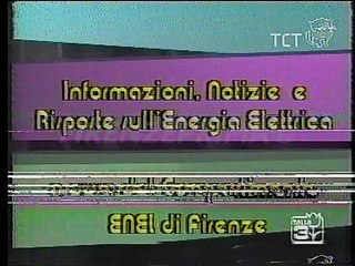 Enel, la produzione di energia idroelettrica in Italia dalle origini. T.C.T. - Febbraio 1989