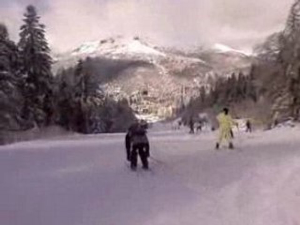 la ptite bande fait du ski !