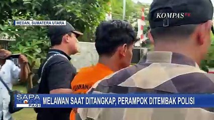 Melawan saat Ditangkap, Perampok Motor di Medan Ditembak Polisi