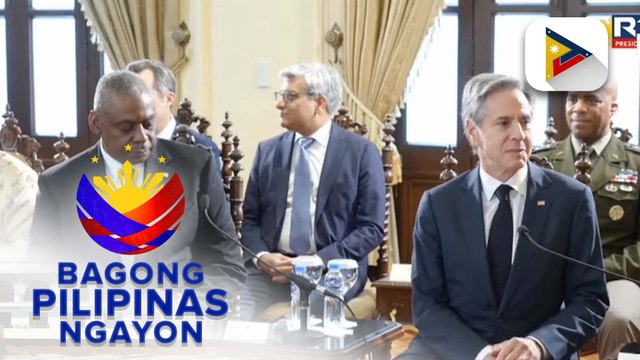 PBBM, tinanggap sina U.S. Secretary of State Blinken at U.S. Defense Sec. Austin sa Malacañang