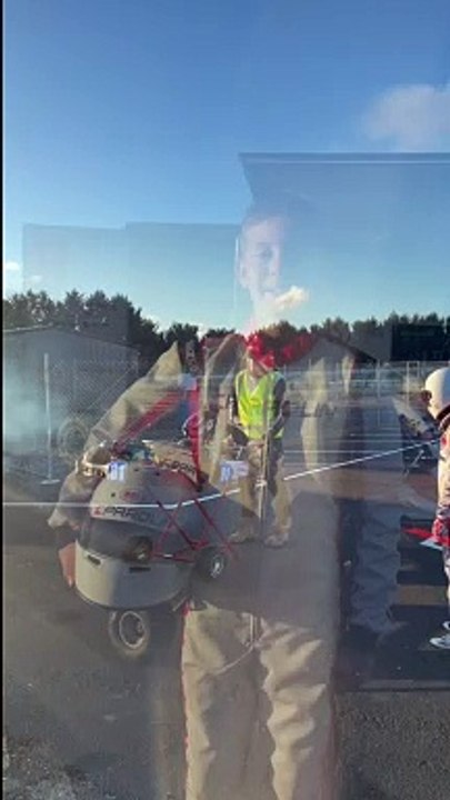 Interview with 11-year-old kart racing champion Archie Bristow at the Ballarat Kart club..