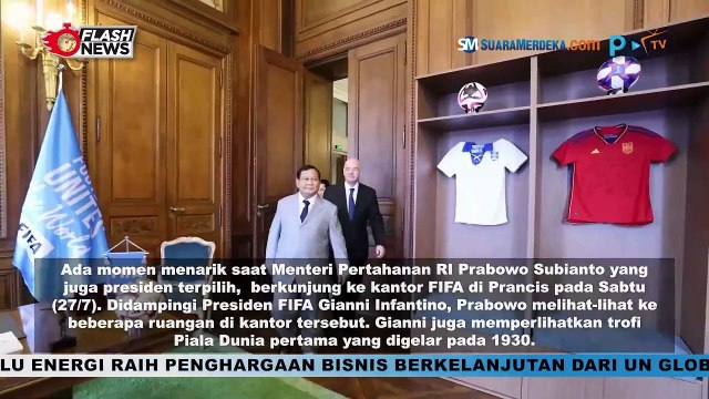 Bertemu Presiden FIFA, Prabowo Subianto Di Challenge Bikin Gol