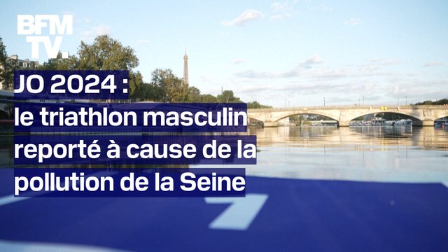 JO 2024: le triathlon masculin reporté à cause de la pollution de la Seine