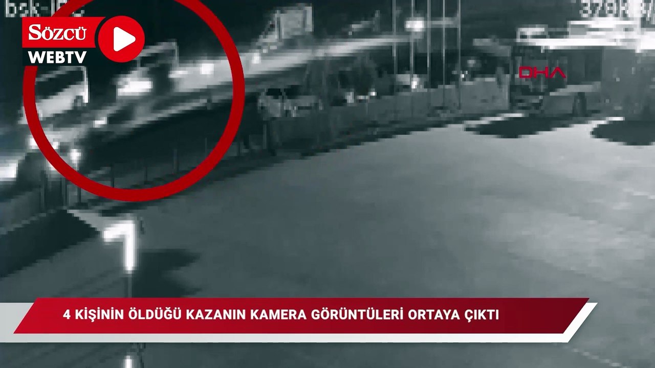 Batman'da 4 kişinin öldüğü kazanın güvenlik kamerası görüntüleri ortaya çıktı