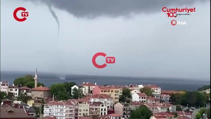 Şile'de korkutan hortum!