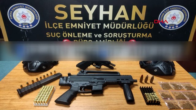 Gardıroptan hafif makineli tüfek çıktı