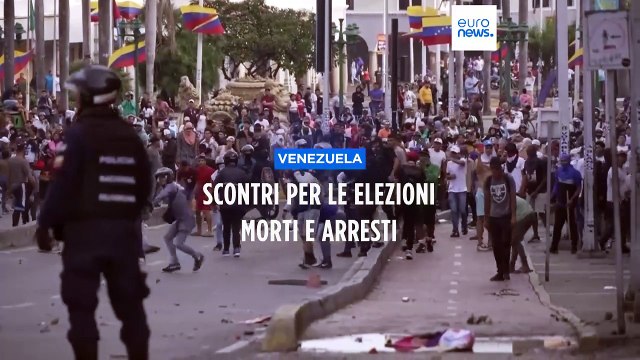 Venezuela, a Caracas almeno sette morti nei violenti scontri dopo la vittoria di Maduro