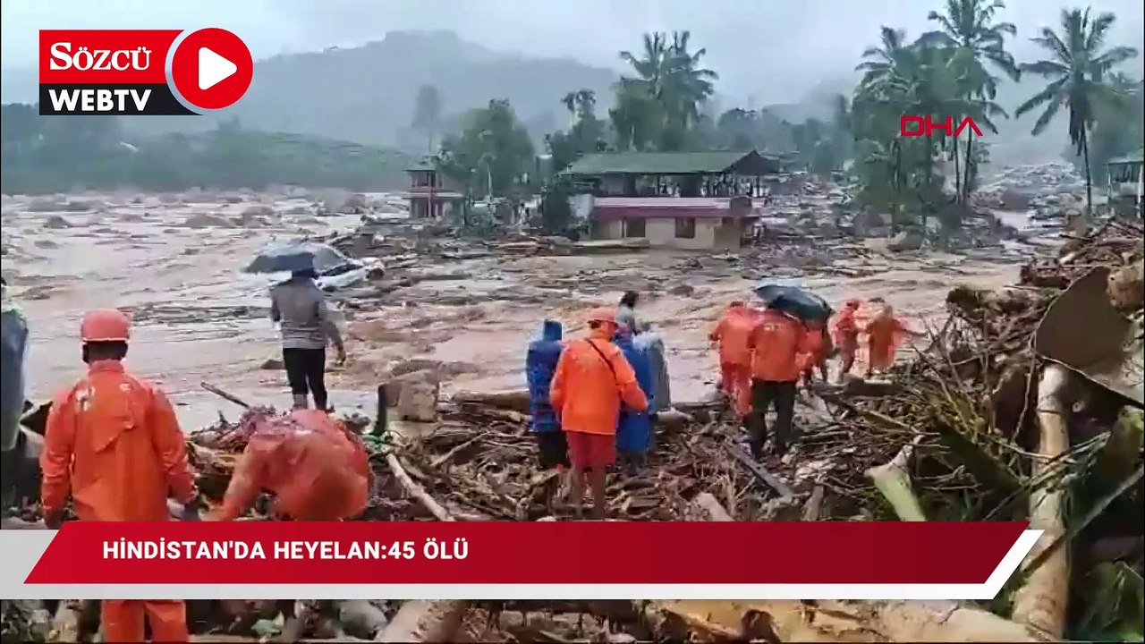 Hindistan’da heyelan: 45 ölü