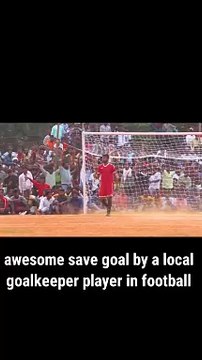 Best save goal in football by a local goalkeeper #football #sport