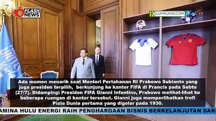 Bertemu Presiden FIFA Prabowo di Challenge Bikin Gol