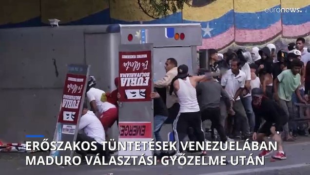 Választási csalás: nem ismeri el Maduro győzelmét, utcára vonult a venezuelai ellenzék