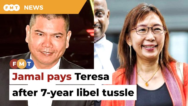 Jamal pays Teresa Kok to end 7-year libel battle