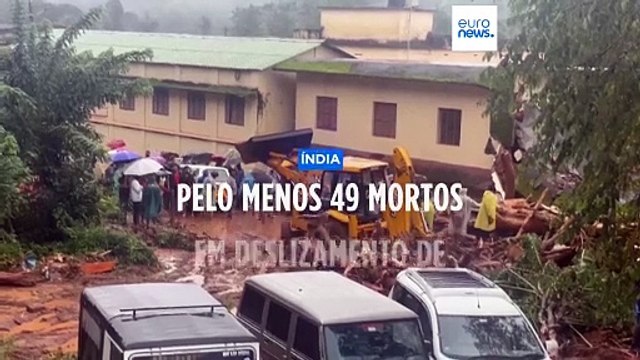 Pelo menos 49 mortos e centenas de soterrados em deslizamentos de terras na Índia