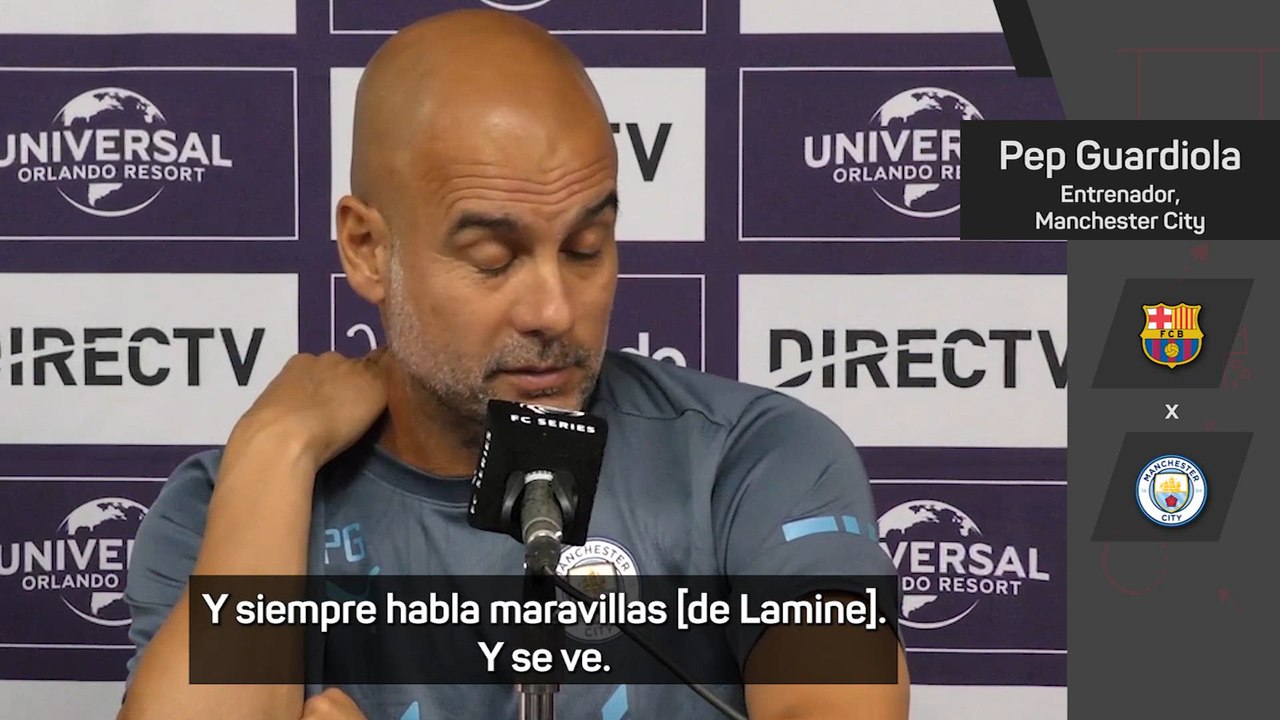 Guardiola, sobre Lamine Yamal: "Tiene algo especial"