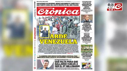 Arde Venezuela: máxima tensión tras la reelección de Nicolás Maduro