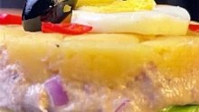 Peruvian causa rellena✨  بيرو كاوسا ريلينا ✨سلطة لذيذة وسهلة