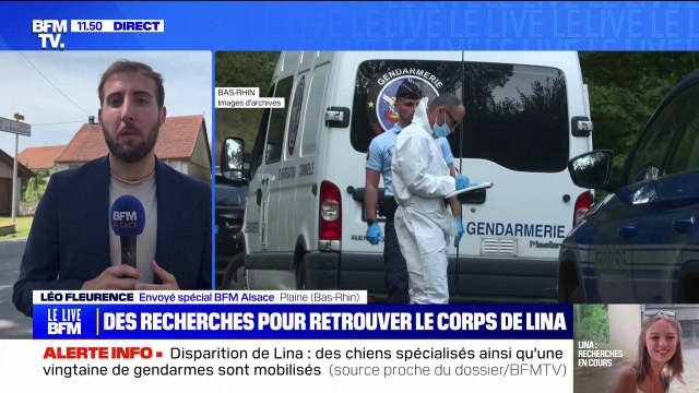 Disparition de Lina: des chiens pisteurs mobilisés pour retrouver le corps de l'adolescente dans les Vosges