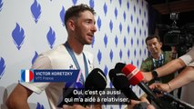 Paris 2024 - Les supporters ont aider Victor Koretzky à 