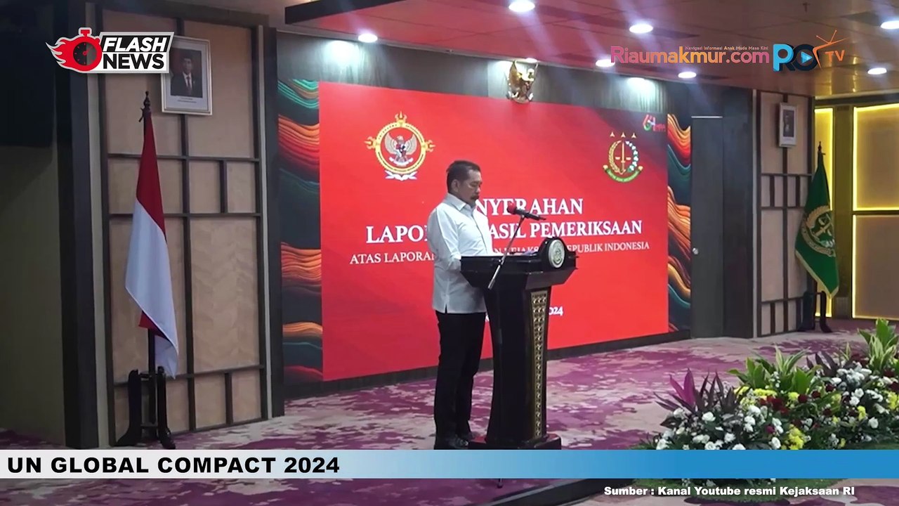 Penyerahan Laporan Hasil Pemeriksaan Atas Laporan  Keuangan Kejaksaan RI 2023
