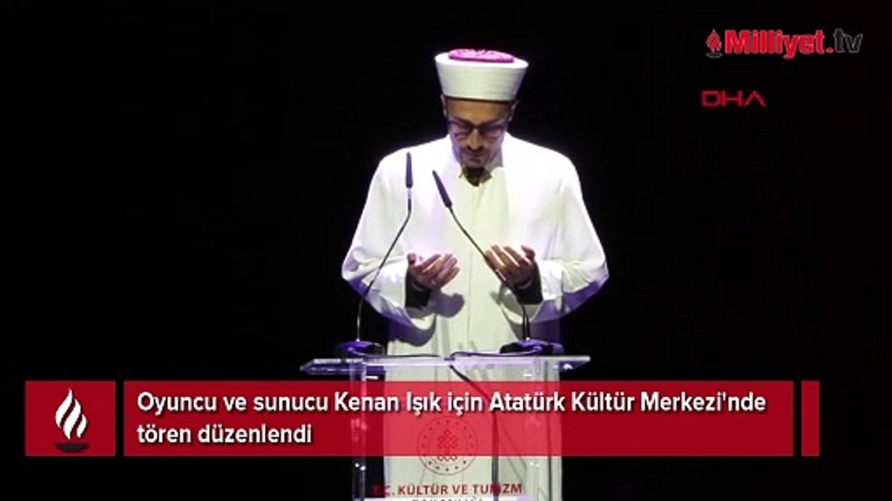 Kenan Işık için AKM'de tören düzenlendi