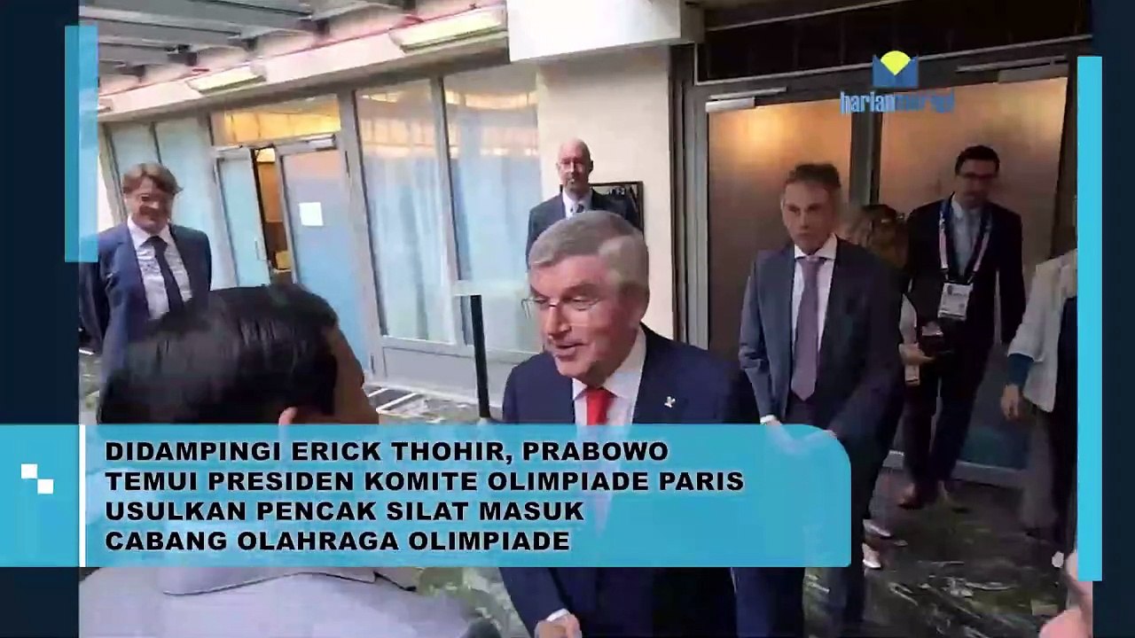 Didampingi Erick Thohir, Prabowo Temui Presiden Komite Olimpiade di Paris Usulkan Pencak Silat Masuk Cabang Olahraga Olimpiade