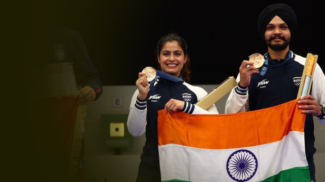 Olympics లో చరిత్ర సృష్టించిన Manu Bhaker.. Sarabjit Singh తో కలిసి భారత్ కు రెండవ పతకం | Oneindia
