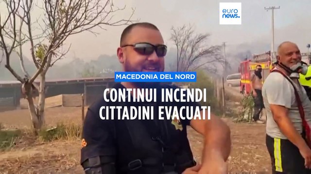 Nuovi incendi colpiscono la Macedonia del Nord