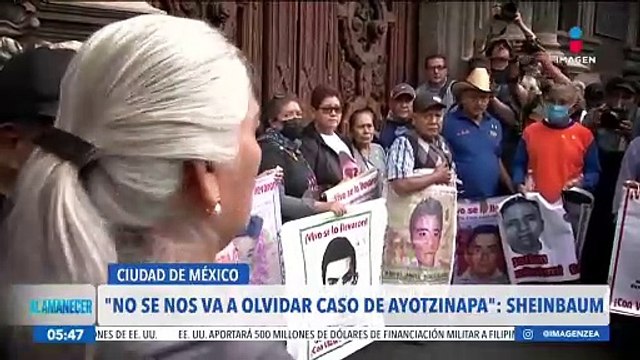 No se nos va a olvidar el caso de Ayotzinapa , asegura Claudia Sheinbaum