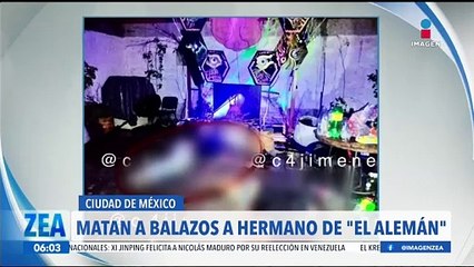 Matan a balazos a hermano de "El Alemán", presunto miembro de La Unión Tepito