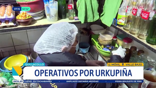 Intendencia controla puestos de venta en mercados de Quillacollo previo a la festividad de Urkupiña