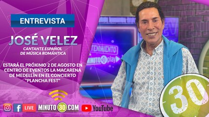 José Velez, cantante de música romántica
