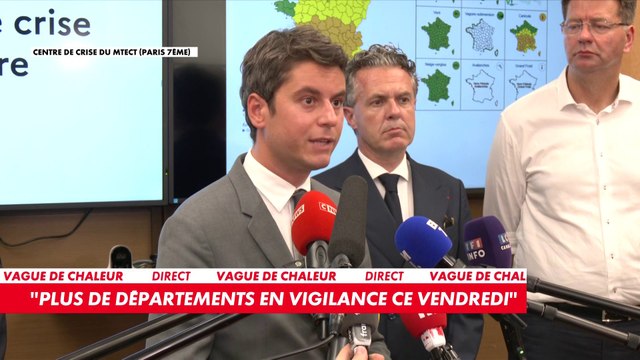 Gabriel Attal : «La situation est suivie heure par heure par l’organisateur des Jeux olympiques et les prévisionnistes de Météo-France sont à demeure au sein du comité d’organisation»