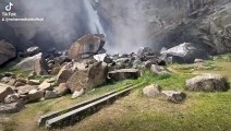 Gilgit baltistan kharmang kamosh waterfall