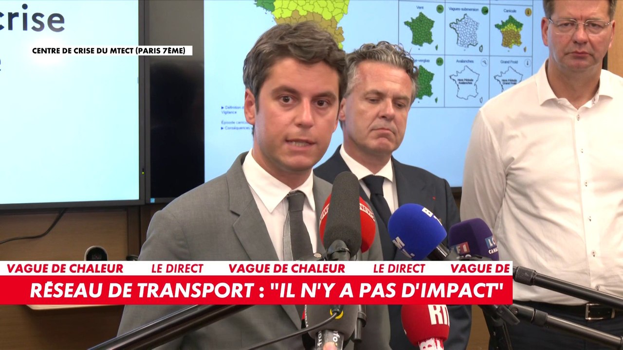 Gabriel Attal qualifie le sabotage comme étant «inacceptable et ...