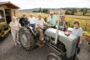 A Farming Group in Much Wenlock Prepare for Charity Ploughing Matches