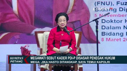 Blak-blakan! Megawati Singgung Pemeriksaan Hasto di KPK