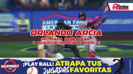 ¡Orlando Arcia no para de batear y acaricia increíble marca!
