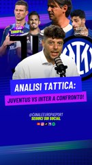 Analisi tattica: Juventus VS Inter a confronto