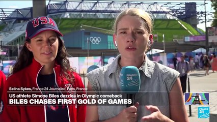 Excitement builds as Simone Biles chases gold