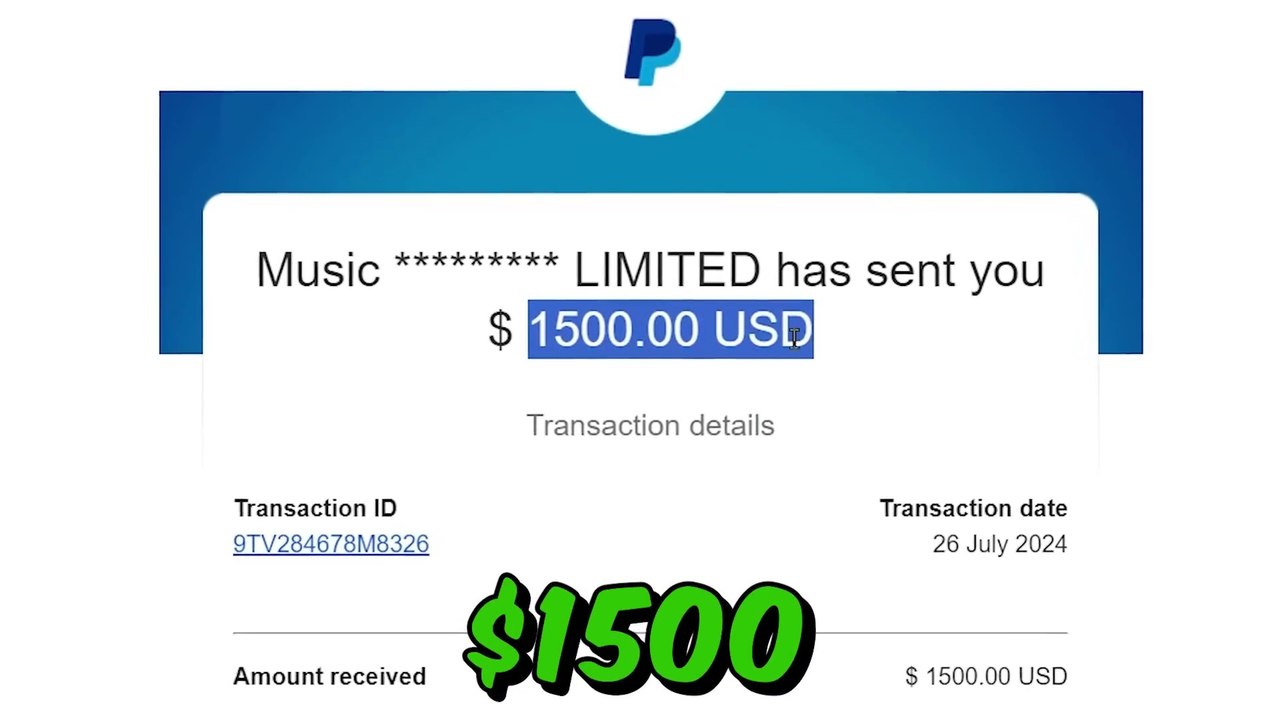 Get Paid $1500+ Listening To Songs  Make Money Online